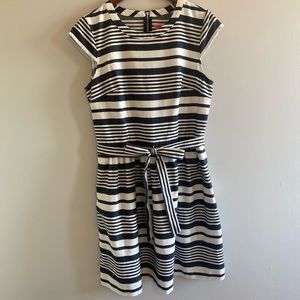 Betsey Johnson Nautical Striped Dress Sz 12